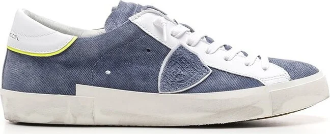 Philippe Model Prsx Daim Lace-Up Sneakers