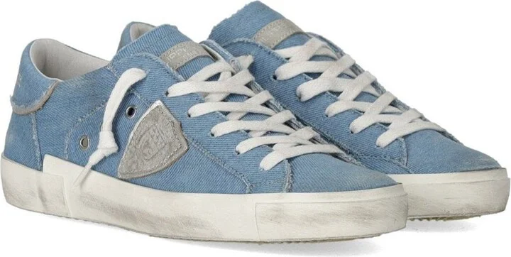 Philippe Model Prsx Low Denim Bluette Sneaker - Image 2