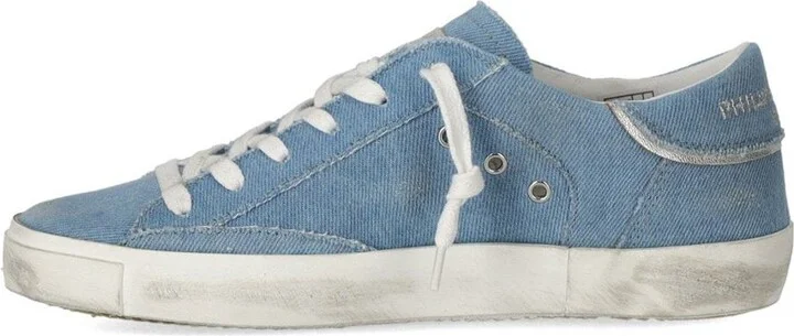 Philippe Model Prsx Low Denim Bluette Sneaker - Image 3
