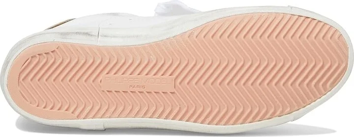Philippe Model PRSX Low Sneaker Women's Shoes Veau Broderie/Blanc Nude : EU 41 (US Women's 10) M, Leather - Image 3
