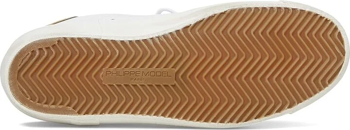 Philippe Model PRSX Low Sneaker Women's Shoes Veau Leo/Blanc Brun : EU 41 (US Women's 10) M, Leather - Image 3