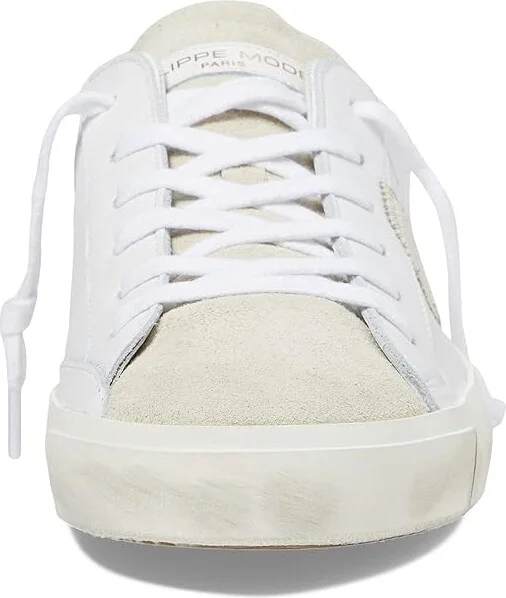 Philippe Model PRSX Low Sneaker Women's Shoes Veau Leo/Blanc Brun : EU 41 (US Women's 10) M, Leather - Image 5