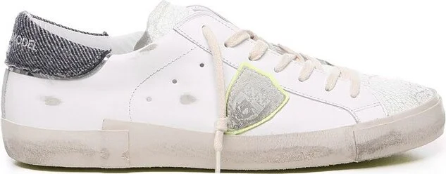 Philippe Model Prsx Round Toe Lace-Up Sneakers