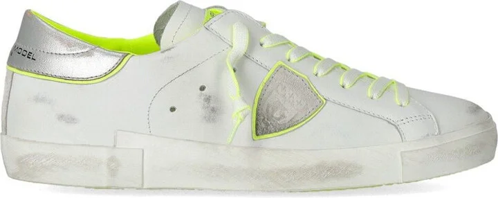 Philippe Model Prsx White Neon Yellow Sneaker