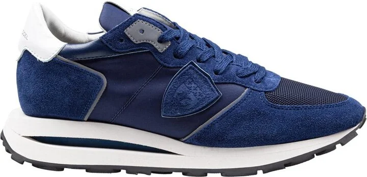 Philippe Model Sneaker In Camoscio E Tessuto Tecnico
