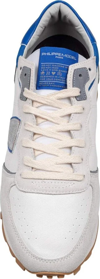 Philippe Model Sneakers In Perforated Calfskin Suede - Image 2