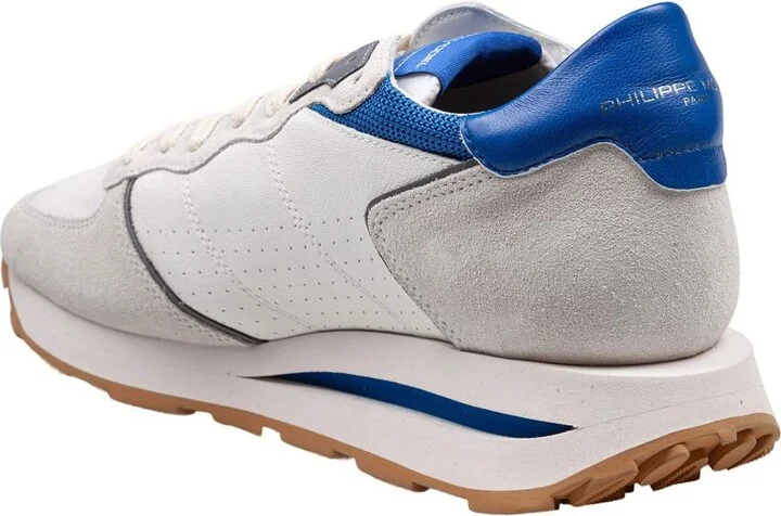 Philippe Model Sneakers In Perforated Calfskin Suede - Image 3