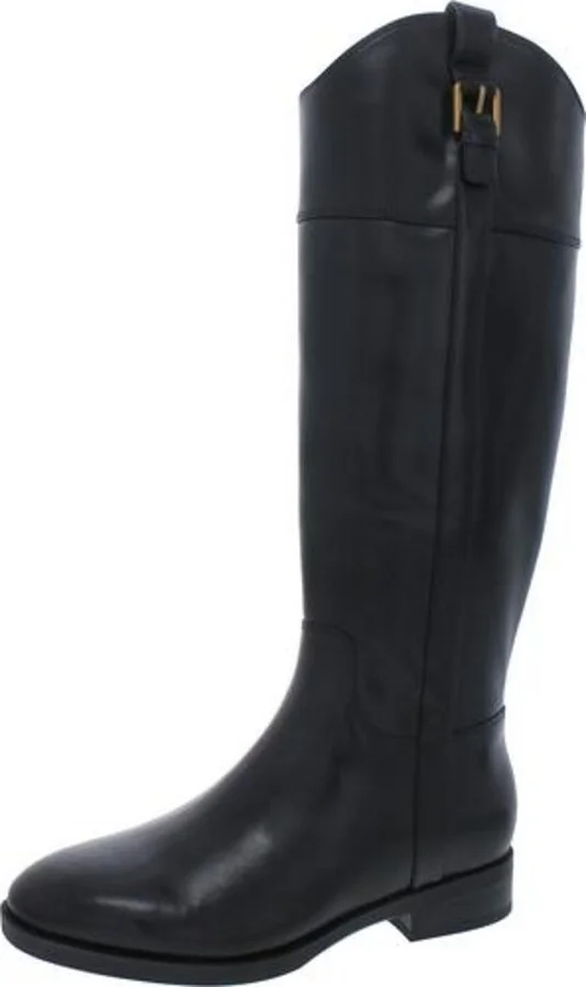 Phillipa WC Womens Leather Wide Calf Knee-High Boots