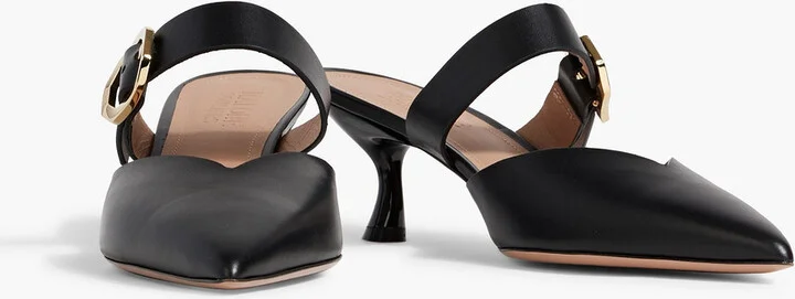 Phoenix 45 buckled leather mules - Image 2
