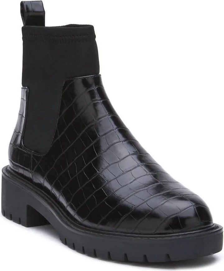 Pia Ankle Boot In Black
