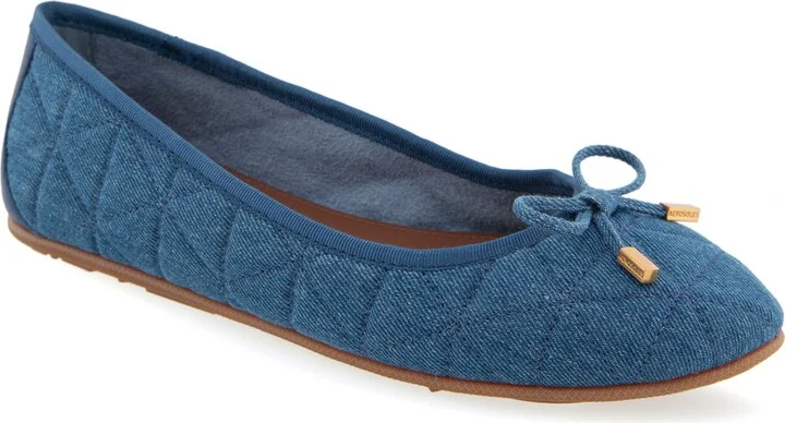 MED BLUE QUILTED DENIM