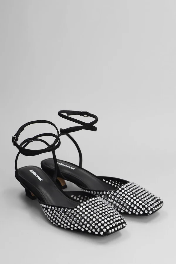 Pia Pumps In Black Suede - Image 2