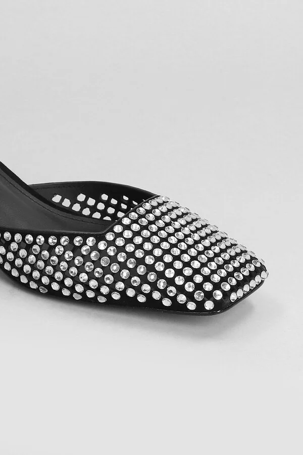 Pia Pumps In Black Suede - Image 5