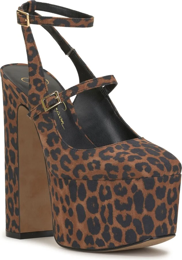 Pialley Ankle Strap Platform Pump