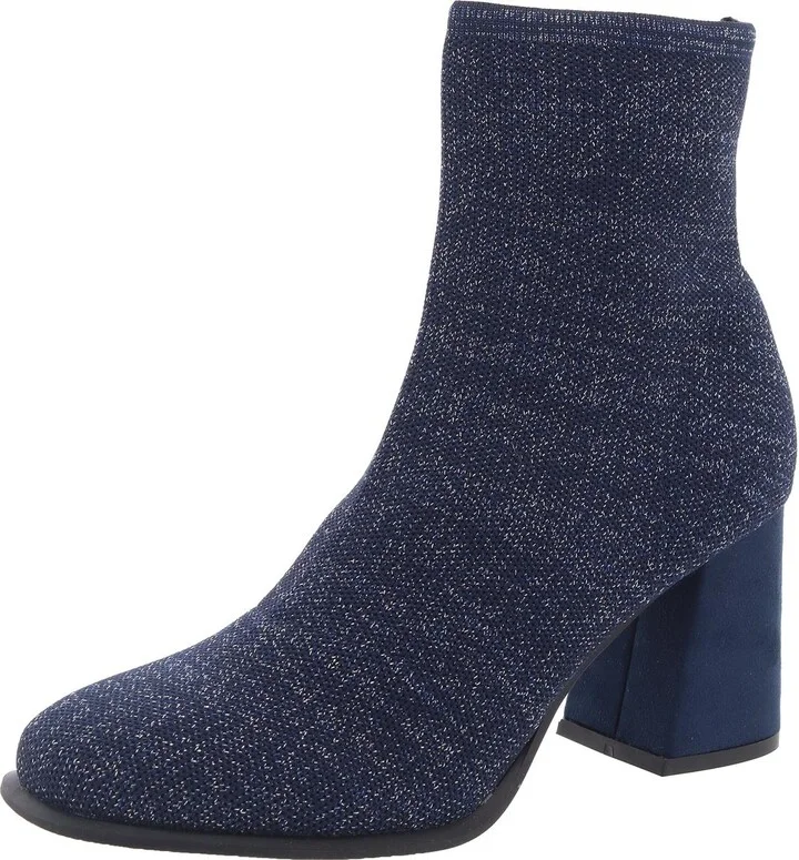 Piana Womens Glitter Man Made Mid-Calf Boots
