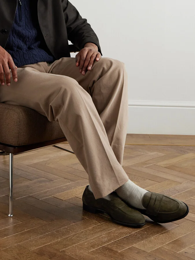 Piccadilly Suede Penny Loafers - Image 2