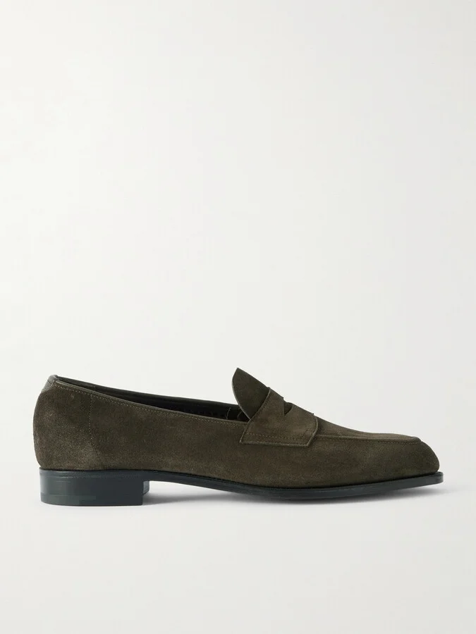 Piccadilly Suede Penny Loafers