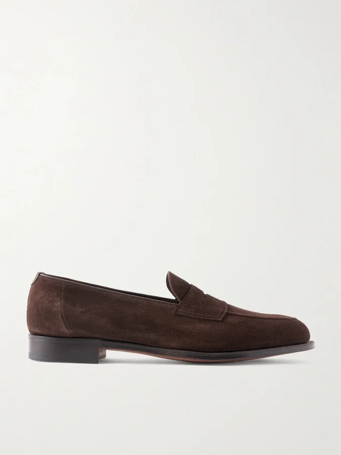 Piccadilly Suede Penny Loafers