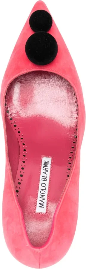 Piera 90mm suede pumps - Image 4