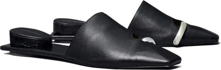 Pierced Leather Slippers - Image 2