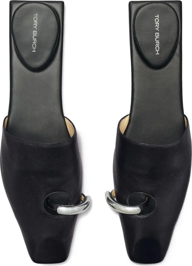Pierced Leather Slippers - Image 3