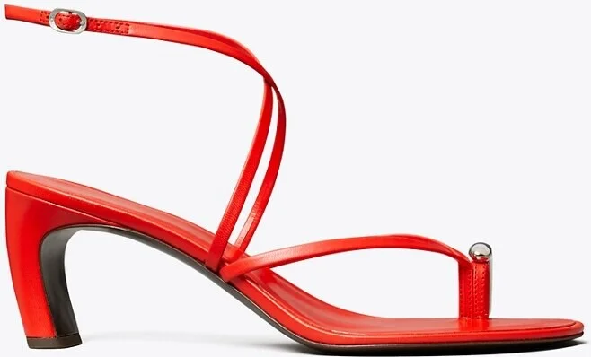 Pierced Multi-Strap Heeled Sandal - Image 3