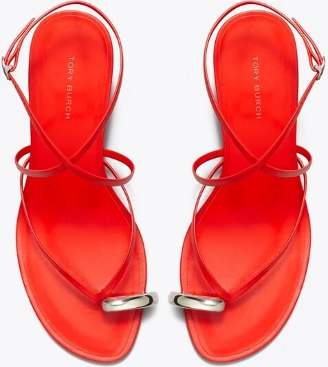Pierced Multi-Strap Heeled Sandal - Image 5