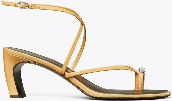 Pierced Multi-Strap Heeled Sandal - Image 3