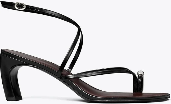 Pierced Multi-Strap Heeled Sandal - Image 3