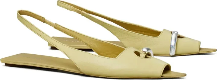 Pierced slingback sandals - Image 2