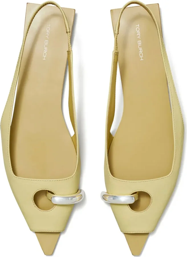 Pierced slingback sandals - Image 3