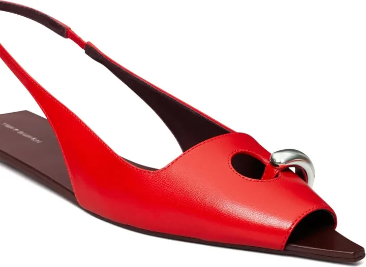 Pierced slingback sandals - Image 4