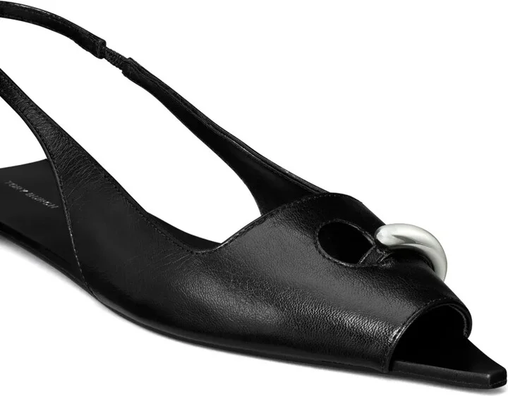 Pierced slingback sandals - Image 4