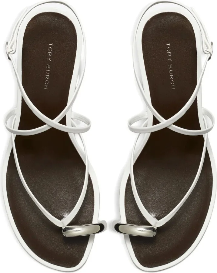 Pierced strappy heeled sandals - Image 3