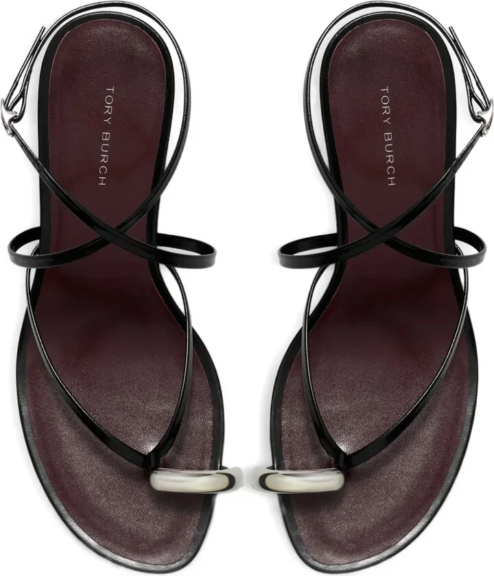Pierced strappy open-toe heels - Image 3