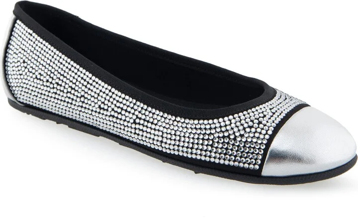 Pierre Rhinestone Ballet Flat