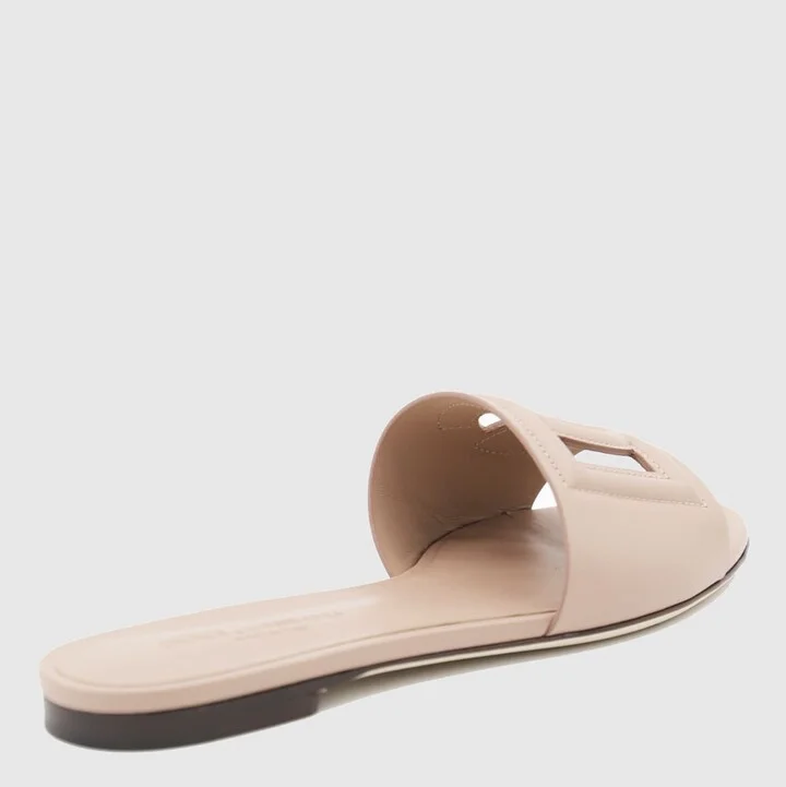 Piink Leather Millennials Flats - Image 2