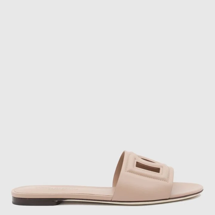 Piink Leather Millennials Flats
