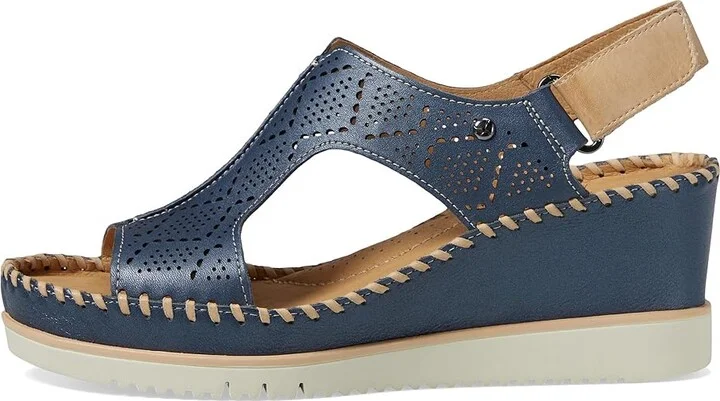 PIKOLINOS Aguadulce W3Z-1775CPC1 Women's Sandals Blue : EU 38 (US Women's 7.5-8) B - Medium, Leather/Rubber - Image 5