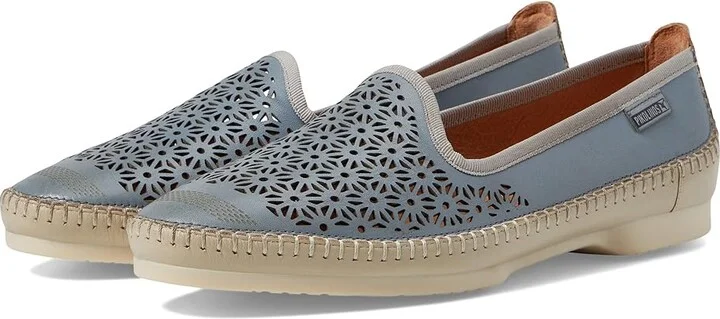 PIKOLINOS Aguilas W6T-3867C2 Women's Flat Shoes Denim : EU 37 (US Women's 6.5-7) B - Medium, Leather/Rubber