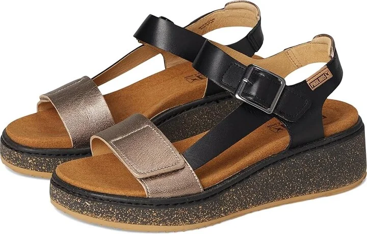 PIKOLINOS Alzira W9D Women's Sandals Black : EU 42 (US Women's 11.5-12) B - Medium, Leather