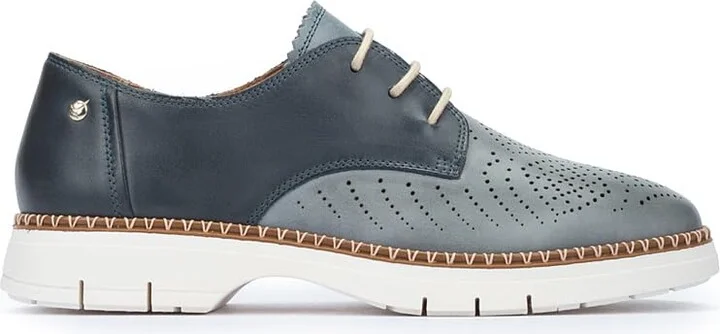 PIKOLINOS Flats Leather Henares for Woman Denim