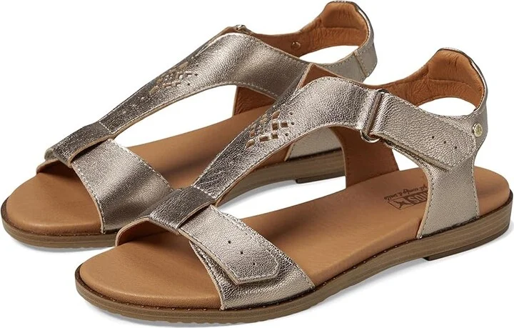 PIKOLINOS Formentera W8Q-0818CL Women's Sandals Stone : EU 36 (US Women's 5.5-6) B - Medium, Leather/Rubber