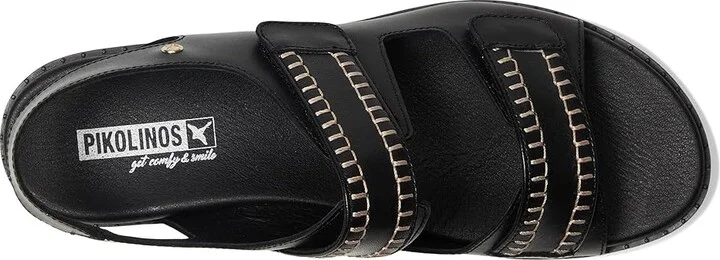 PIKOLINOS Formentera W8Q Women's Sandals Black 2 : EU 39 (US Women's 8.5) B - Medium, Leather - Image 2