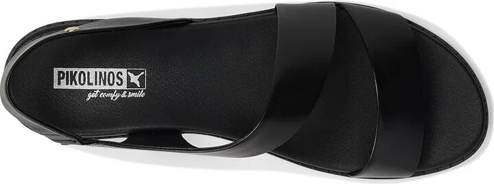 PIKOLINOS Formentera W8Q Women's Sandals Black : EU 36 (US Women's 5.5-6) B - Medium, Leather/Rubber - Image 2