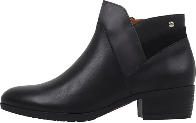 PIKOLINOS High-Heel Ankle Boot Leather Daroca for Woman Black