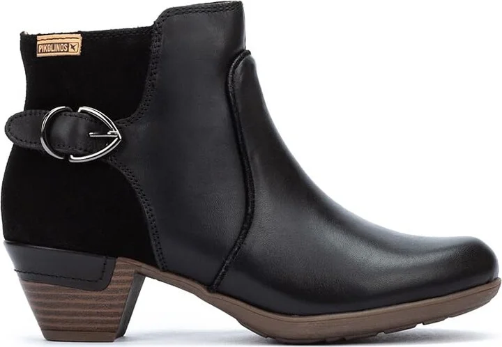 PIKOLINOS High-Heel Ankle Boot Leather Rotterdam for Woman Black
