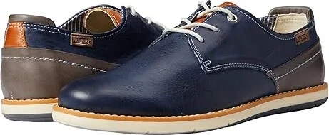 PIKOLINOS Jucar M4E Men's Flat Shoes Blue 1 : EU 41 (US Men's 7.5-8) D - Medium, Leather