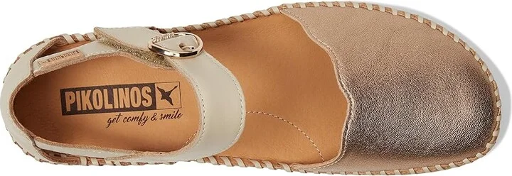 PIKOLINOS Marina W1C Women's Sandals Champagne 1 : EU 40 (US Women's 9-9.5) B - Medium, Leather/Rubber - Image 2