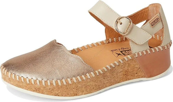 PIKOLINOS Marina W1C Women's Sandals Champagne 1 : EU 40 (US Women's 9-9.5) B - Medium, Leather/Rubber - Image 5